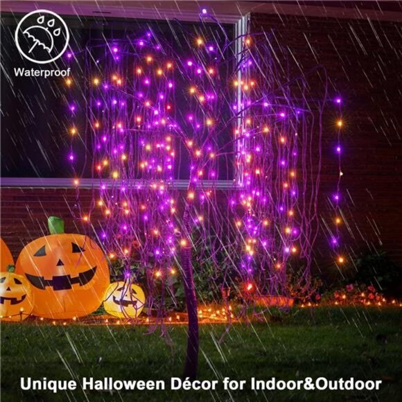 7 Feet Halloween Willow Tree, 256 LED Lights for Home, Festival, Nativity,Party - Picture 4 of 8